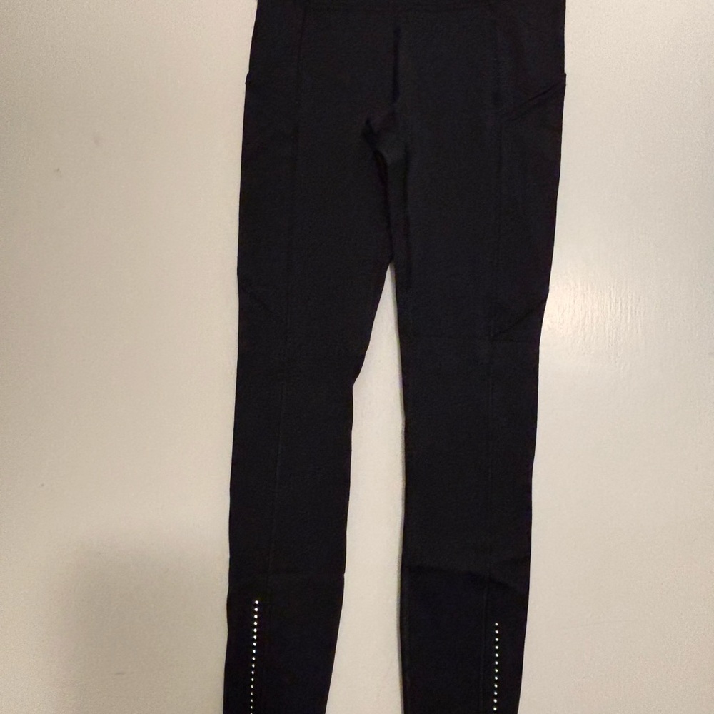Black Leggings with Studded Detail